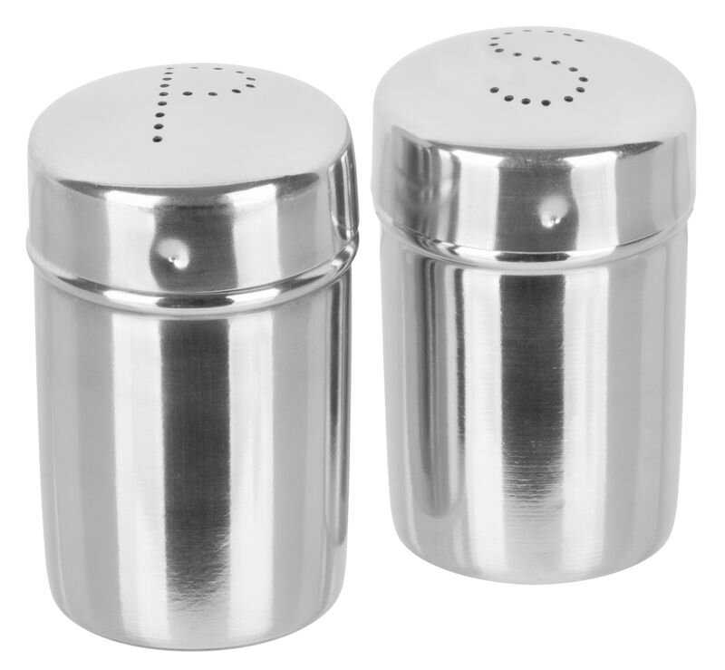 Set soľnička a korenička MagicHome, 5,5×9 cm, nerezový Set soľnička a korenička MagicHome, 5,5×9 cm, nerezový