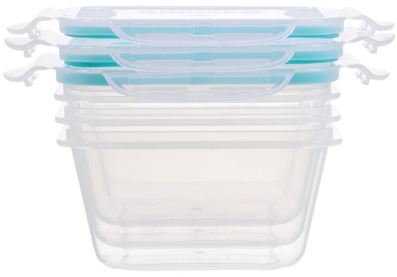 Dózy na potraviny MagicHome Lunchbox, 0,6 l, sada 3 ks, Clip Dózy na potraviny MagicHome Lunchbox, 0,6 l, sada 3 ks, Clip