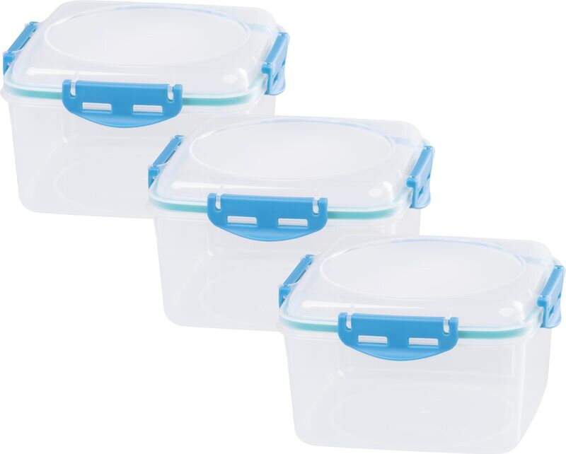 Dózy na potraviny MagicHome Lunchbox, 1,2 l, sada 3 ks, Clip Dózy na potraviny MagicHome Lunchbox, 1,2 l, sada 3 ks, Clip