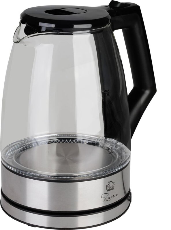 Kanvica MagicHome Zaira 1,8 l, rýchlovarná, sklenená Kanvica MagicHome Zaira 1,8 l, rýchlovarná, sklenená