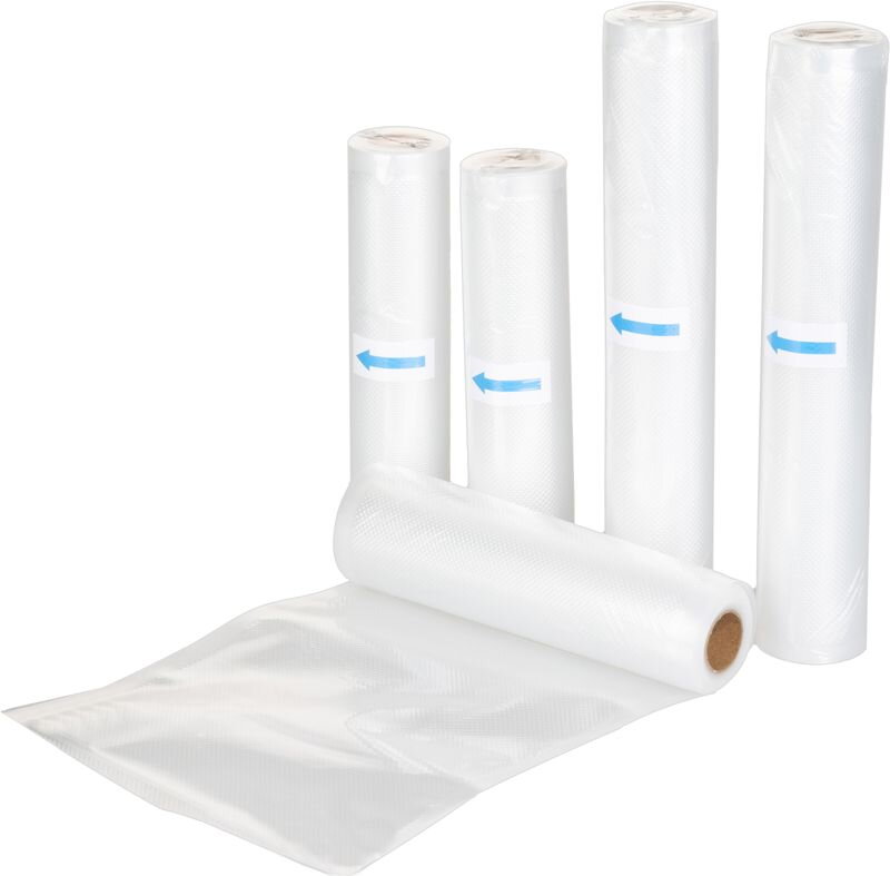 Fólia na vákuovanie, sada 20x300 cm (3 ks) + 28x300 cm (2 ks), pre vákuovačky