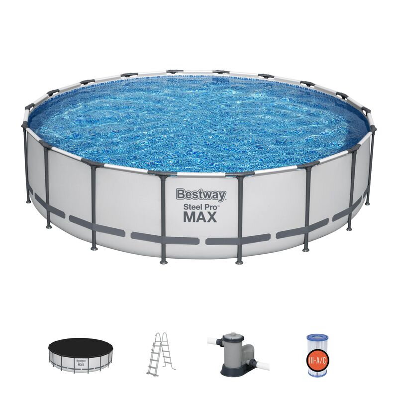 Bestway Steel Pro MAX 56462 549x122 cm, bazén s filtráciou Bestway Steel Pro MAX 56462 549x122 cm, bazén s filtráciou