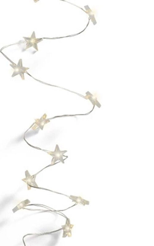 Vianočné osvetlenie reťaz Micro Star, 20 LED, biela, na batérie Vianočné osvetlenie reťaz Micro Star, 20 LED, biela, na batérie