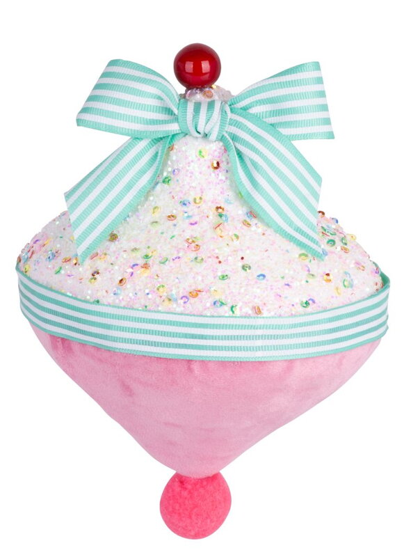 Vianočná dekorácia Candy Line, ružová, 15 cm, závesná Vianočná dekorácia Candy Line, ružová, 15 cm, závesná