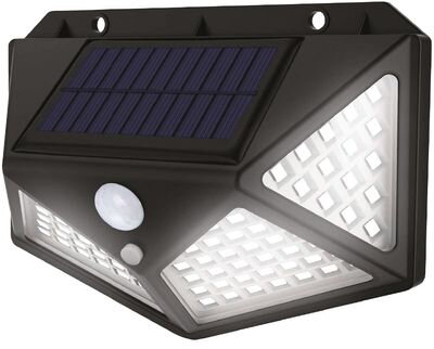 Solárne svietidlo SL6250 13x5x9,5 cm, 100x LED, senzor pohybu, 200 lumenov