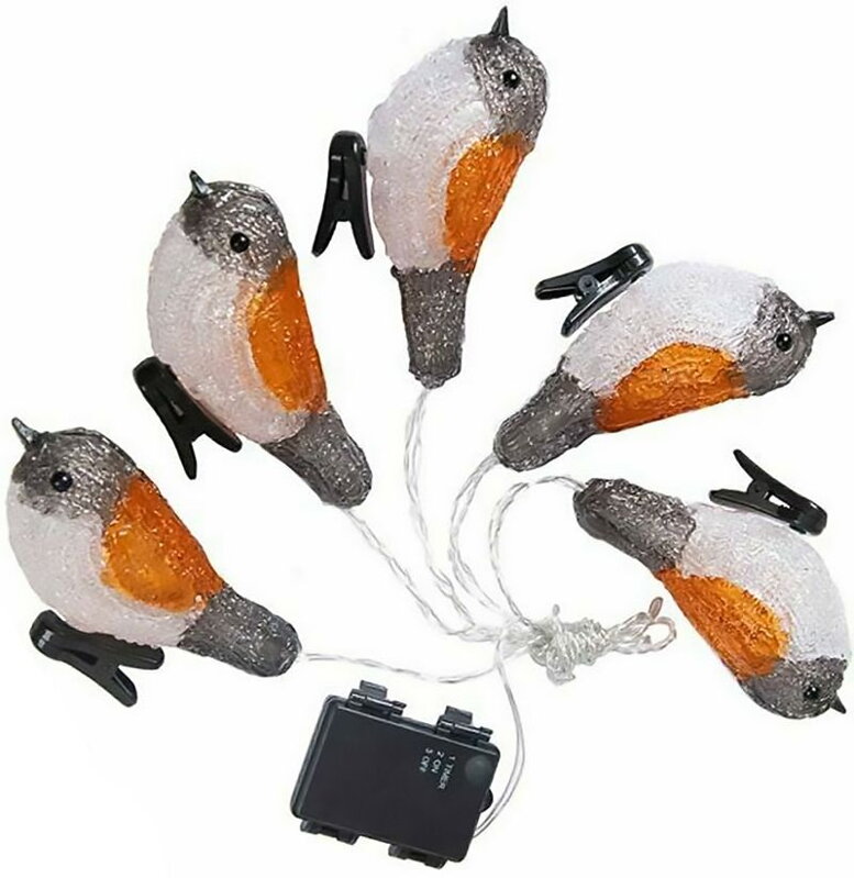 Vianočné osvetlenie reťaz A Bird, 25 LED, studená biela, 2 m, exteriér Vianočné osvetlenie reťaz A Bird, 25 LED, studená biela, 2 m, exteriér