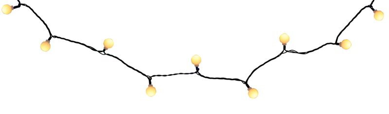 Vianočné osvetlenie reťaz Cherry Balls, 100× LED, teplá biela, 9,9 m, exteriér Vianočné osvetlenie reťaz Cherry Balls, 100× LED, teplá biela, 9,9 m, exteriér