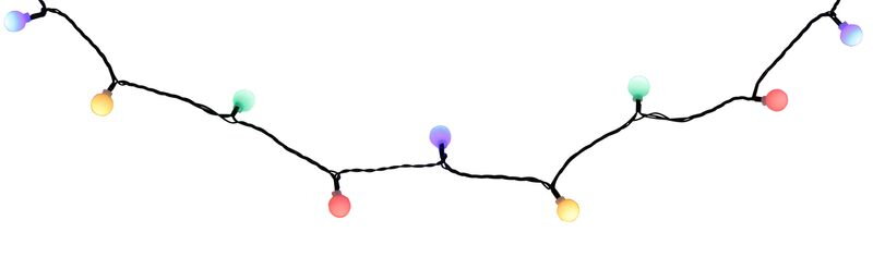 Vianočné osvetlenie reťaz Cherry Balls, 100× LED, multicolor, 9,9 m, exteriér Vianočné osvetlenie reťaz Cherry Balls, 100× LED, multicolor, 9,9 m, exteriér