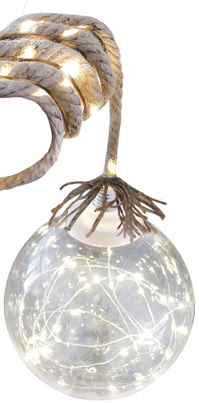 Vianočné osvetlenie reťaz Balldeco, guľa na lane, 50 LED, teplá biela, interiér Vianočné osvetlenie reťaz Balldeco, guľa na lane, 50 LED, teplá biela, interiér