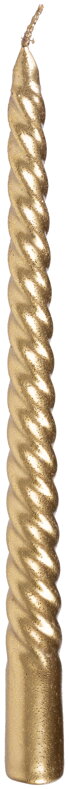Sviečka MagicHome Vianoce, 25 cm, zlatá, špirálová, balenie 2 ks Sviečka MagicHome Vianoce, 25 cm, zlatá, špirálová, balenie 2 ks