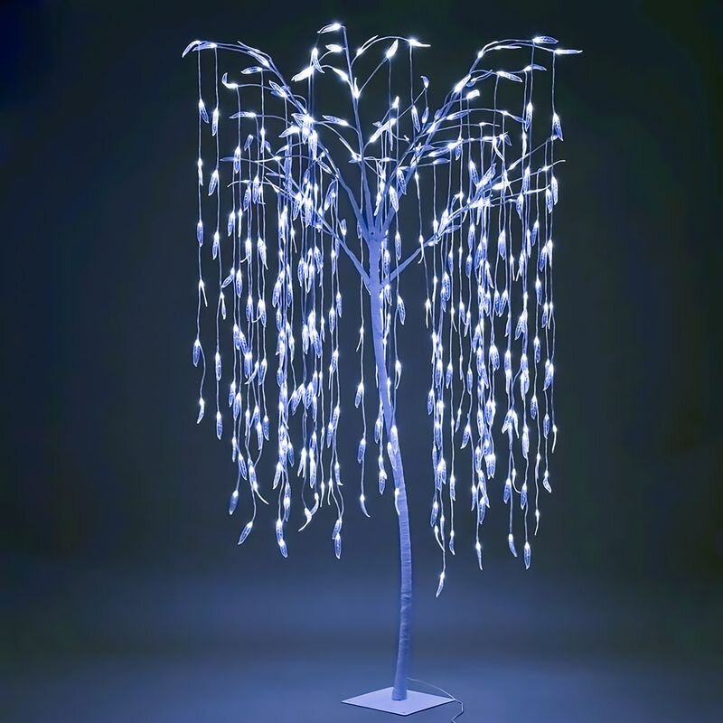 Vianočné osvetlenie Stromček vŕba, 384× LED, studená biela, 180 cm, exteriér Vianočné osvetlenie Stromček vŕba, 384× LED, studená biela, 180 cm, exteriér