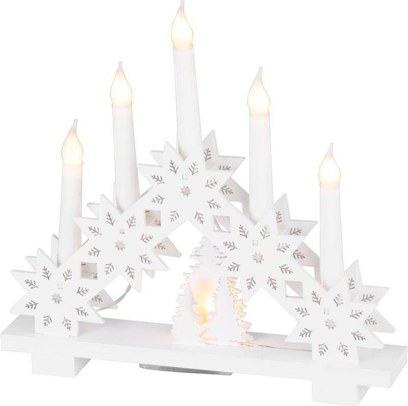 Svietnik 6× LED, teplá biela, 32×30,5 cm, interiér Svietnik 6× LED, teplá biela, 32×30,5 cm, interiér