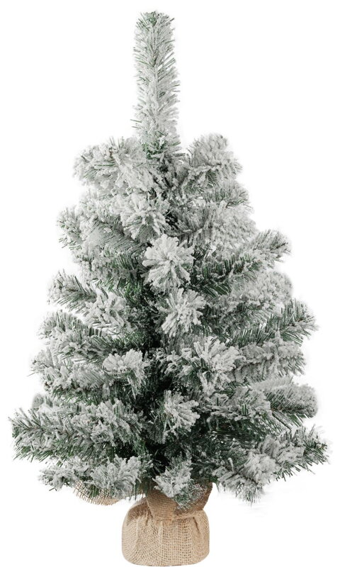 Vianočný stromček Snowy, jedľa v jute, zasnežený, 60 cm Vianočný stromček Snowy, jedľa v jute, zasnežený, 60 cm