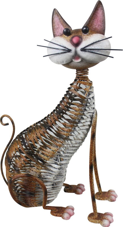 Záhradná dekorácia Mecco Mačka, plechová, 30,5x16x40,5 cm Záhradná dekorácia Mecco Mačka, plechová, 30,5x16x40,5 cm