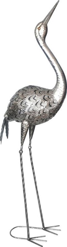 Záhradná dekorácia Mecco Žeriav, plechová, 34x23x111 cm