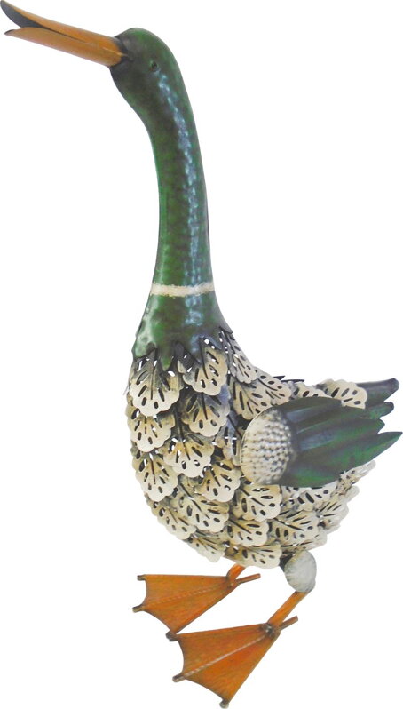 Záhradná dekorácia Mecco Kačka, plech, 35x16,5x47 cm Záhradná dekorácia Mecco Kačka, plech, 35x16,5x47 cm
