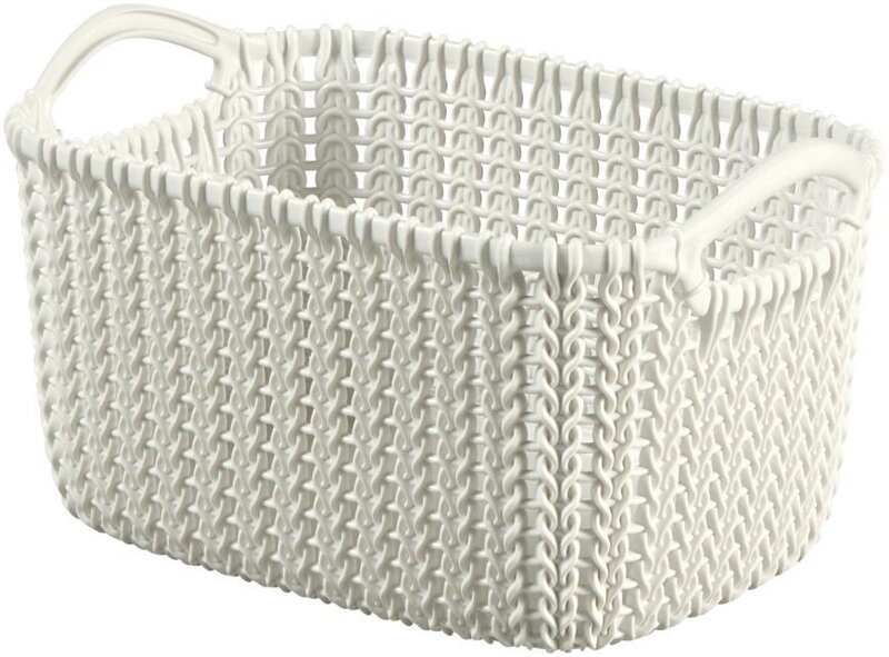 Košík Curver® KNIT 3L, krémový, 25x18x14 cm Košík Curver® KNIT 3L, krémový, 25x18x14 cm