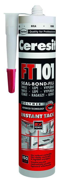 Ceresit FT 101 Tmel biely, 280 ml Ceresit FT 101 Tmel biely, 280 ml