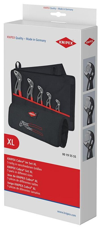Sada klieští KNIPEX 00 19 55 S5 – Cobra, 5-dielna Sada klieští KNIPEX 00 19 55 S5 – Cobra, 5-dielna