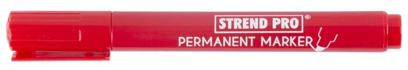 Strend Pro Značkovač Permanent, 12 ks, červený Strend Pro Značkovač Permanent, 12 ks, červený