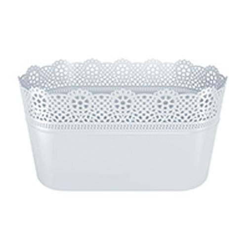 Prosperplast Kvetináč LACE 285 mm, biely Prosperplast Kvetináč LACE 285 mm, biely