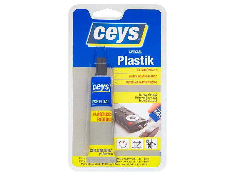 Lepidlo na tvrdé plasty Ceys SPECIAL PLASTIK, 30 ml