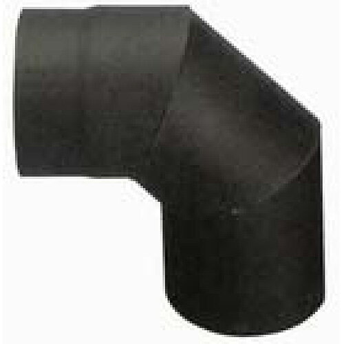 Koleno HS 90/180/2,0 mm, oceľové dymové koleno Koleno HS 90/180/2,0 mm, oceľové dymové koleno