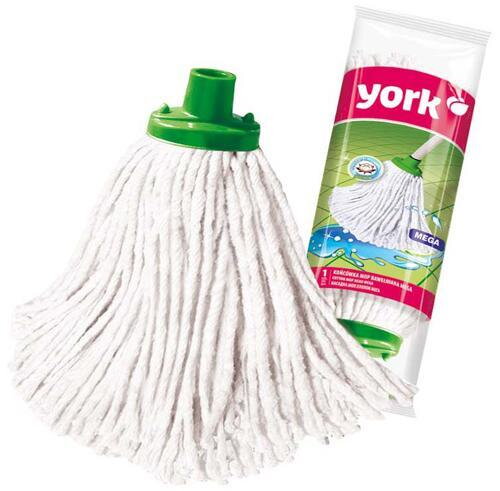 Hlavica na mop York 073010, MEGA, bavlnená, náhradná handra, 200 g Hlavica na mop York 073010, MEGA, bavlnená, náhradná handra, 200 g