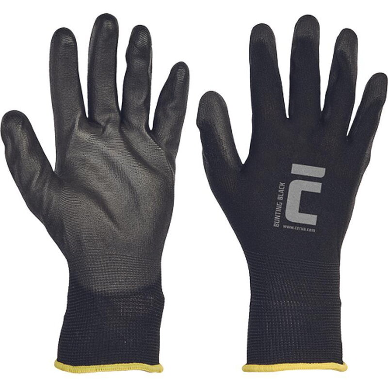 Červa Rukavice BUNTING Black 08 (M), záhradné, nylon Červa Rukavice BUNTING Black 08 (M), záhradné, nylon