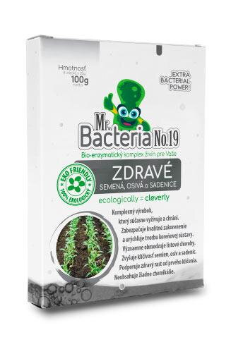 Aktivátor Mr.Bacteria No.19, živiny pre zdravé semená osivá a sadenice, 100g