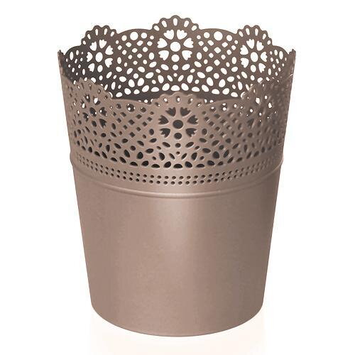 Prosperplast Kvetináč LACE 180 mm, mocca Prosperplast Kvetináč LACE 180 mm, mocca