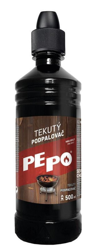 Podpaľovač PE-PO tekutý, 500 ml Podpaľovač PE-PO tekutý, 500 ml