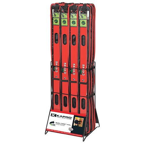 Stojan KAPRO® 781-990-905, na vodováhy, 12 ks, kovový Stojan KAPRO® 781-990-905, na vodováhy, 12 ks, kovový