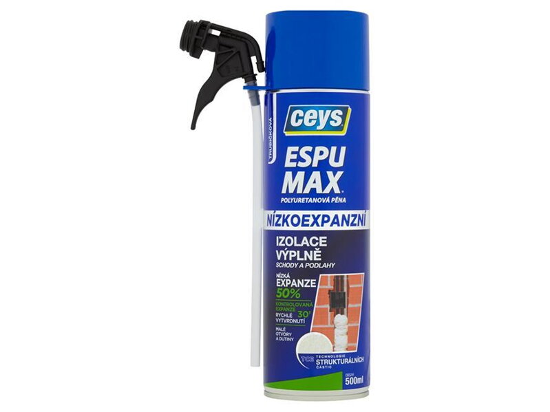 Pena Ceys Espumax Control Total PU, nízkoexpanzná, 500 ml Pena Ceys Espumax Control Total PU, nízkoexpanzná, 500 ml