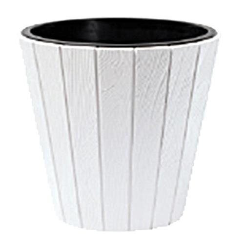 Prosperplast Kvetináč Woode 490, 54 lit, biely Prosperplast Kvetináč Woode 490, 54 lit, biely