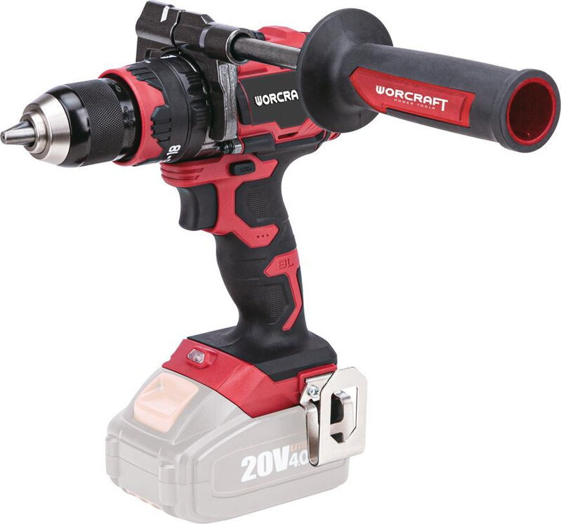 Skrutkovač Worcraft CHD-S20LiBH ShareSYS, 20V Li-ion, bezuhlíkový, s príklepom Skrutkovač Worcraft CHD-S20LiBH ShareSYS, 20V Li-ion, bezuhlíkový, s príklepom