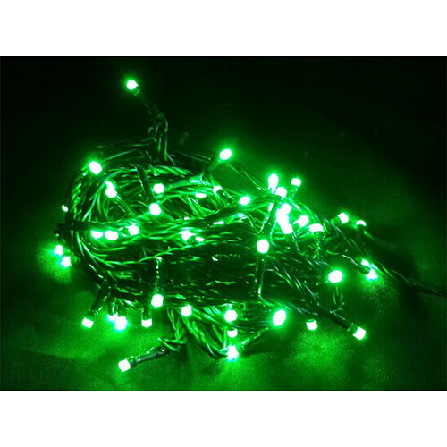 Vianočné osvetlenie na stromček reťaz Orion, 100 LED zelené, 8 funkcií, 230V, 50 Hz, IP20, interiér, osvetlenie, L-10 m