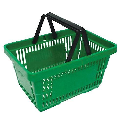 Strend Pro Košík Shopper, 20 lit, zelený GREEN
