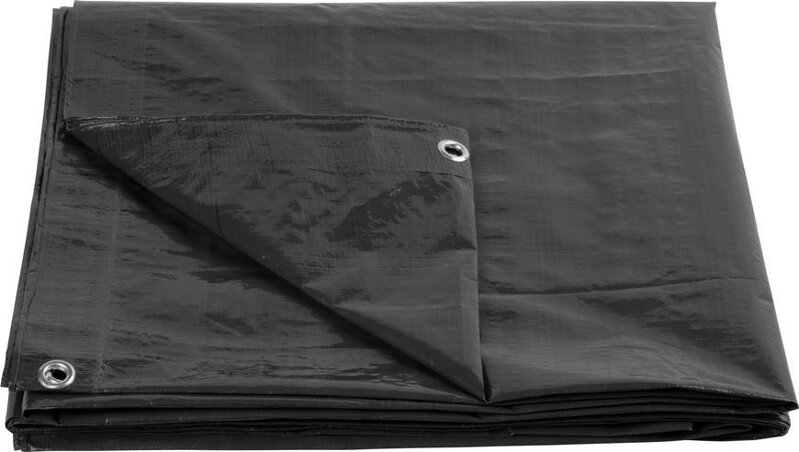 Nepremokavá krycia plachta Tarpaulin 10x15 m, 200 g/m², antracit, s okami Nepremokavá krycia plachta Tarpaulin 10x15 m, 200 g/m², antracit, s okami