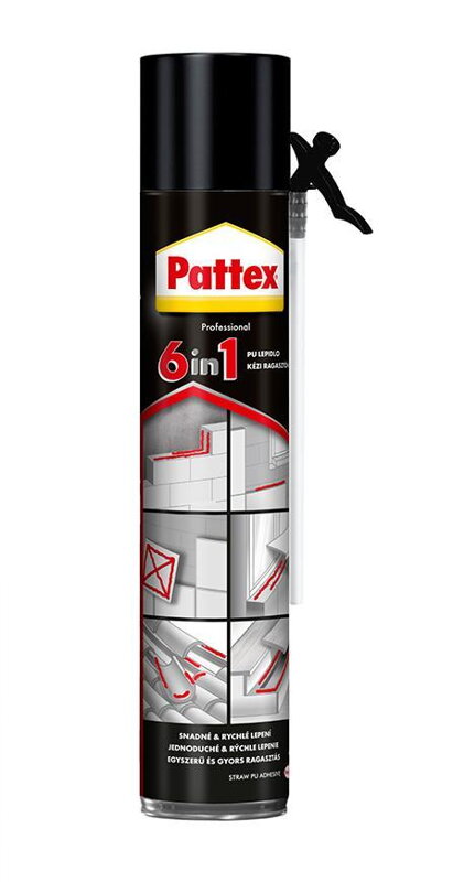 Pattex, PU Lepidlo 6v1, trubička, 750 ml