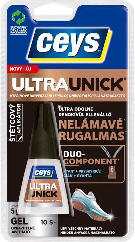 Lepidlo Ceys Ultraunick, sekundové, 5 g, štetec Lepidlo Ceys Ultraunick, sekundové, 5 g, štetec
