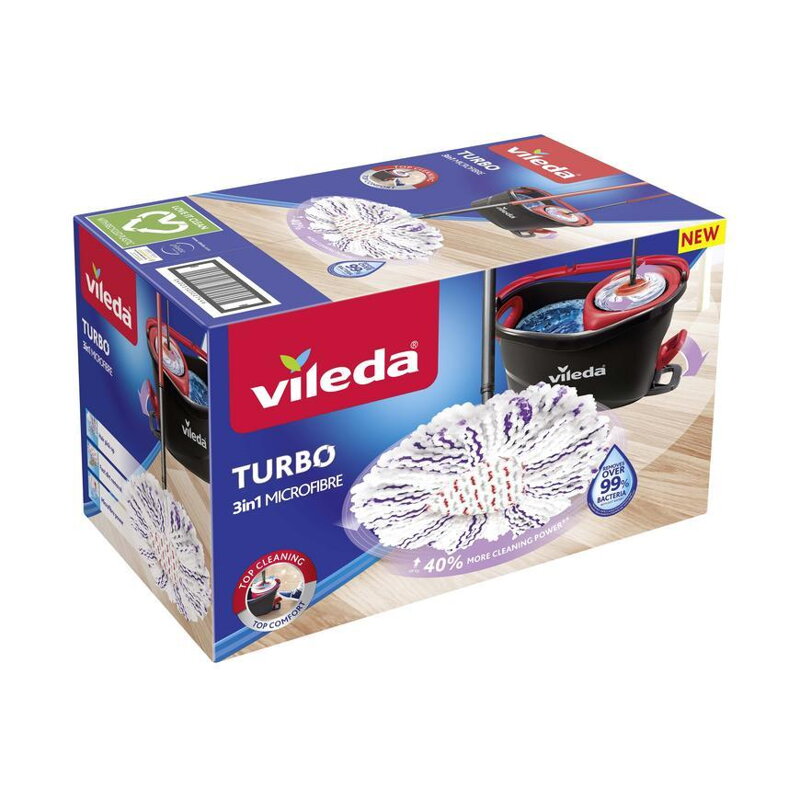 Súprava upratovacia Vileda TURBO, 3v1 + grátis rukavice Súprava upratovacia Vileda TURBO, 3v1 + grátis rukavice
