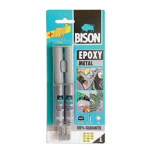 Lepidlo Bison Epoxy Metal, 24 ml Lepidlo Bison Epoxy Metal, 24 ml