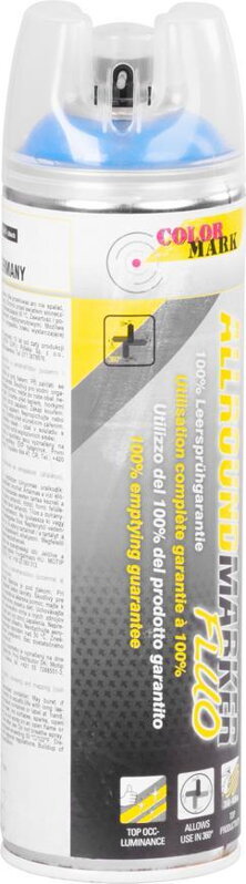 Sprej Colormark Spotmarker 360, 500 ml, modrý, značkovací Sprej Colormark Spotmarker 360, 500 ml, modrý, značkovací