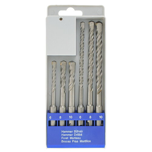 Sada vrtákov STREND PRO SD059, 6-dielna, SDS+, 6-10 mm Sada vrtákov STREND PRO SD059, 6-dielna, SDS+, 6-10 mm