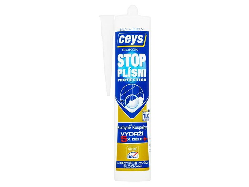 Ceys Silikón Stop plesniam, biely, 280 ml