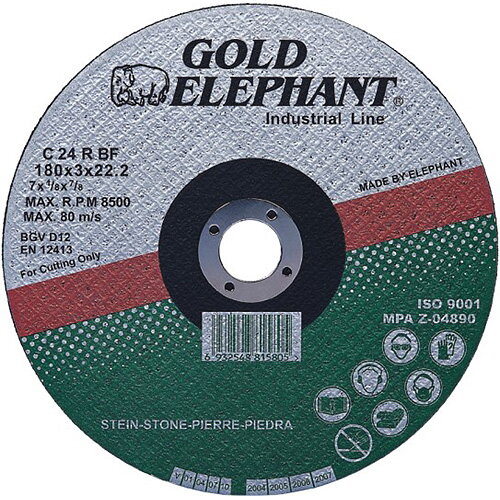Rezný kotúč na kameň Gold Elephant 42C T42 180x2,5x22,2 mm