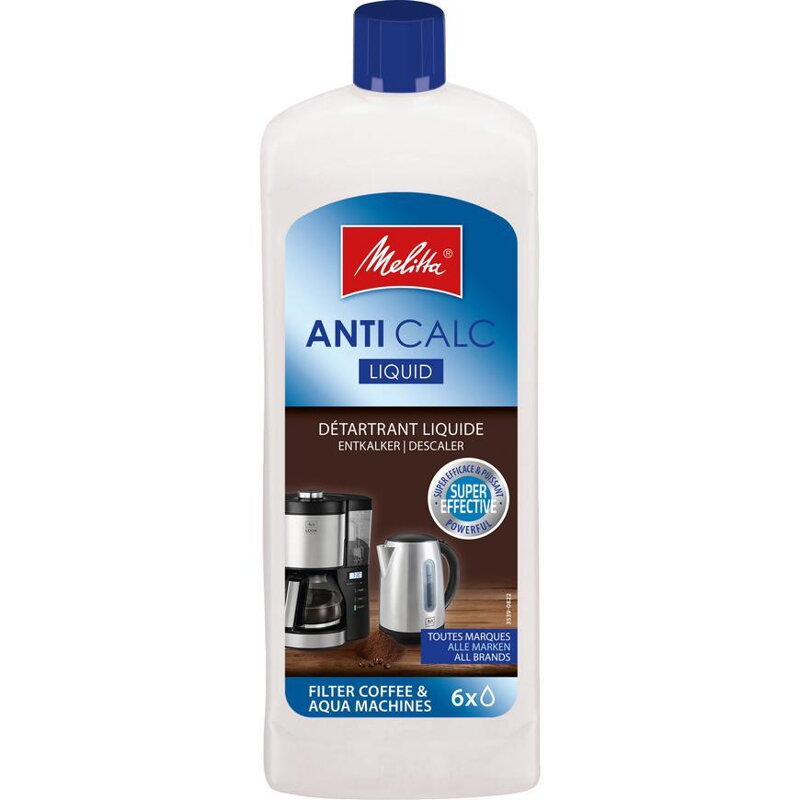 Odvápňovač Melitta Anti Calc, čistič, na kávovary a kanvice, tekutý, 250 ml Odvápňovač Melitta Anti Calc, čistič, na kávovary a kanvice, tekutý, 250 ml
