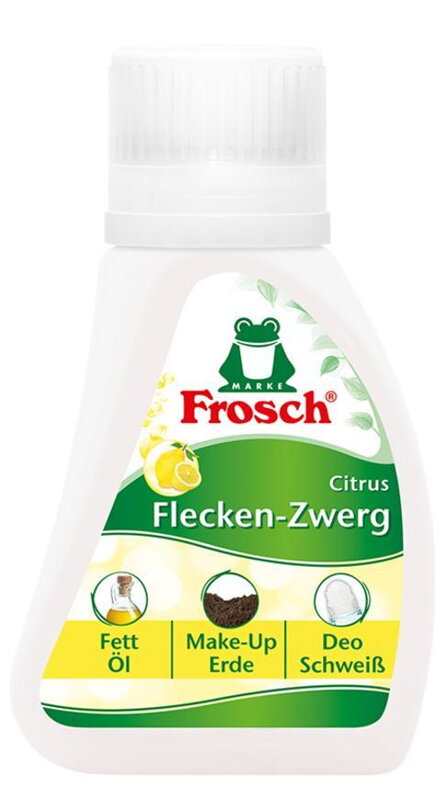 Odstraňovač škvŕn Frosch, s aplikátorom, citrón, 75 ml Odstraňovač škvŕn Frosch, s aplikátorom, citrón, 75 ml