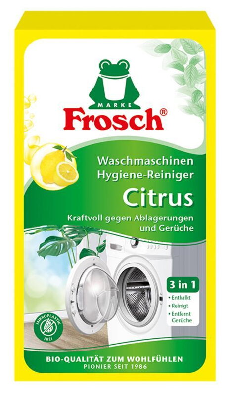 Čistič práčky Frosch, hygienický, citrón, 250 g Čistič práčky Frosch, hygienický, citrón, 250 g